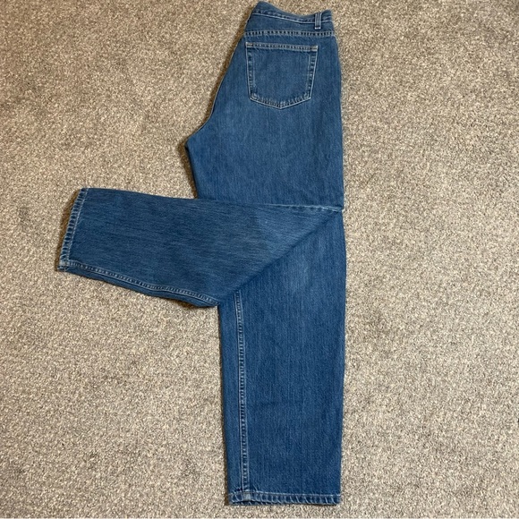 Lands’ End women’s blue high rise baggie fit jeans size 14 - Picture 3 of 12